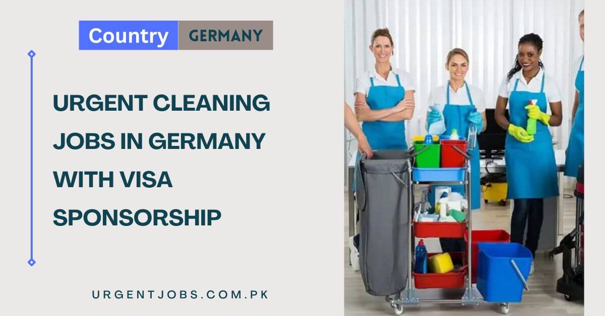 Urgent Cleaning Jobs in Germany With Visa Sponsorship
