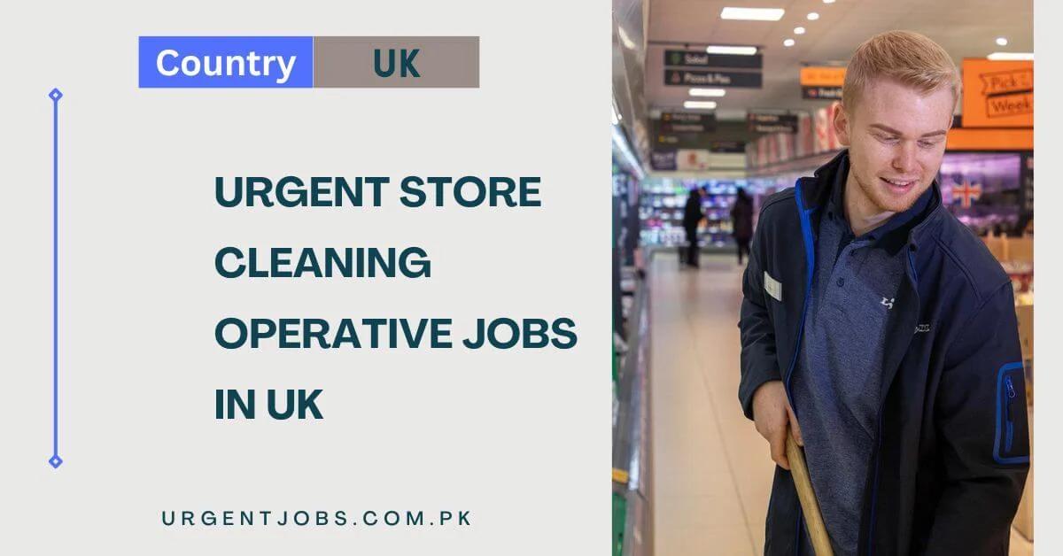 Urgent Store Cleaning Operative Jobs in UK